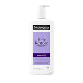 Neutrogena Hair Restore Strength + Purity Shampoo, Exfoliating Hair Wash with 1.5% Mandelic Acid Gently Removes 97% of Buildup & Reduces Shedding due to Breakage, Paraben-Free, 13 fl oz
