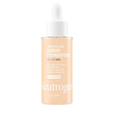 Neutrogena Healthy Skin Sensitive Skin Serum Foundation with Pro-Vitamin B5, Color Correcting & Pore Minimizing Liquid Foundation & Face Serum, Buildable Coverage, Light 01, 1 oz