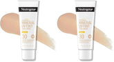 Neutrogena Purescreen+ Mineral UV Tint Face Liquid Tinted Sunscreen - with 100% Mineral Actives & Vitamin E,Enhances Natural Tone,Water Resistant,Broad Spectrum SPF 30,1.1 fl oz,(Pack of 2)