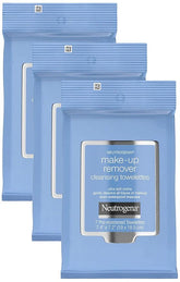Neutrogena Make-Up Remover Cleansing Towelettes, 7 Count, Packaging May Vary (Pack of 3)