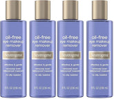 Neutrogena Oil-Free Eye Makeup Remover & Cleanser,Gentle & Non-Greasy Makeup Remover for Waterproof Mascara,8 fl. Oz,(Pack of 4)
