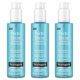 Neutrogena Hydro Boost Lightweight Hydrating Facial Cleansing Gel, Gentle Face Wash & Makeup Remover with Hyaluronic Acid, Hypoallergenic & Non Comedogenic, 6 oz, Pack of 3
